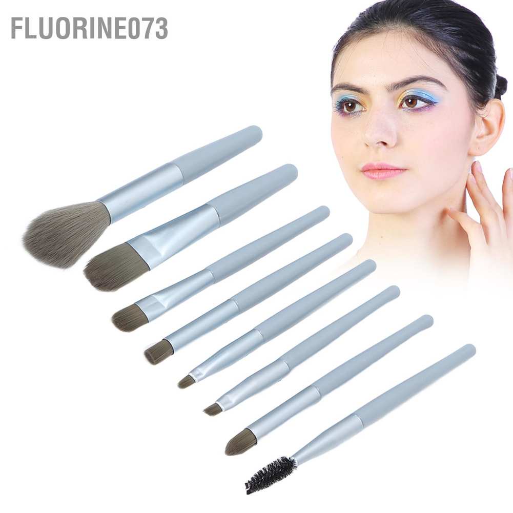 [Hàng mới về] Bộ 8 cọ đánh kem nền phấn phủ phấn mắt trang điểm mặt chuyên nghiệp