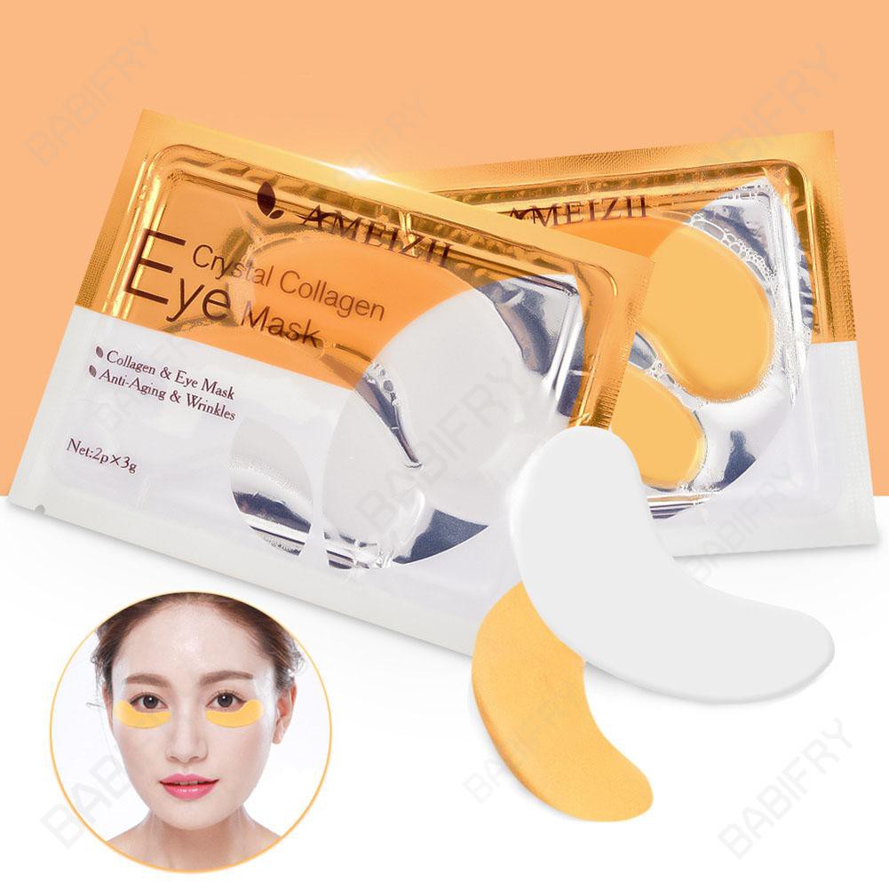 (Hàng Mới Về) Set 2 Mặt Nạ Mắt Collagen Loại Bỏ Quầng Thâm Và Bọng Mắt