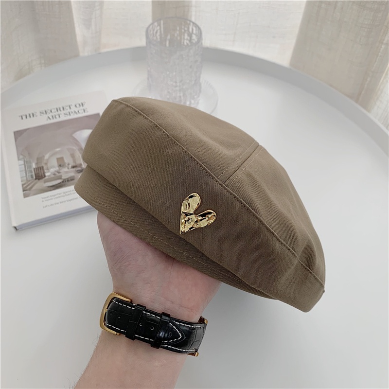 Mũ Beret Kim Loại Mỏng Thoáng Khí Phong Cách Nhật Bản Thời Trang Mùa Hè Cho Nữ
