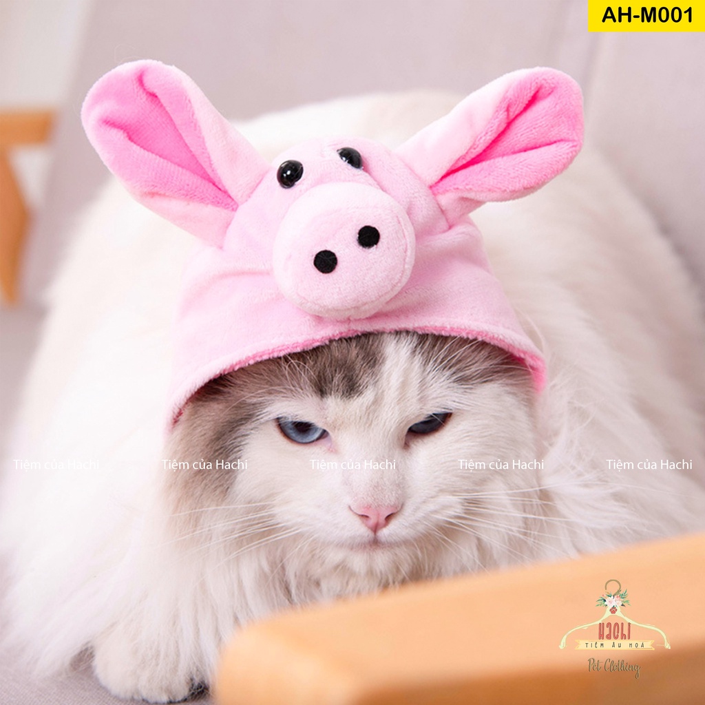 Mũ nhiều hình siêu đáng yêu cho thú cưng