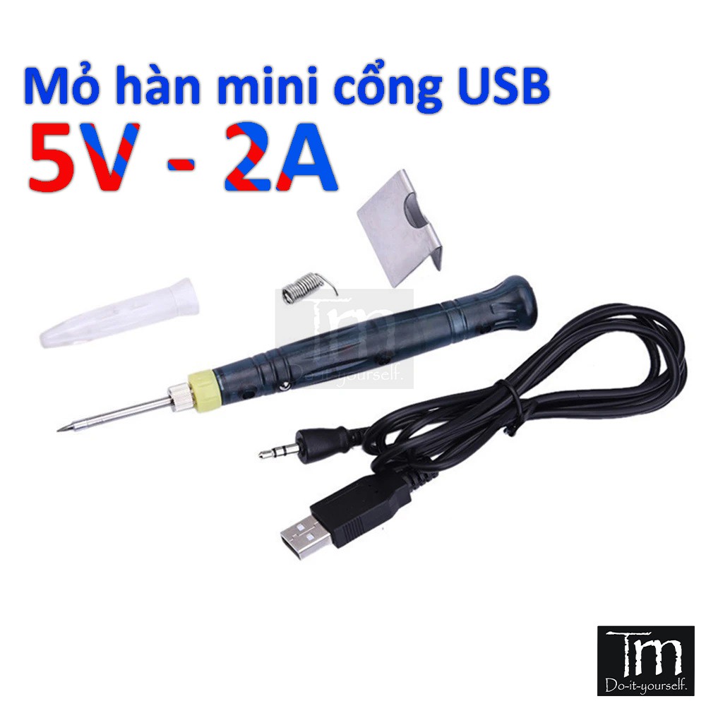 Mỏ Hàn USB 5V-2A Đạt 400 Độ C