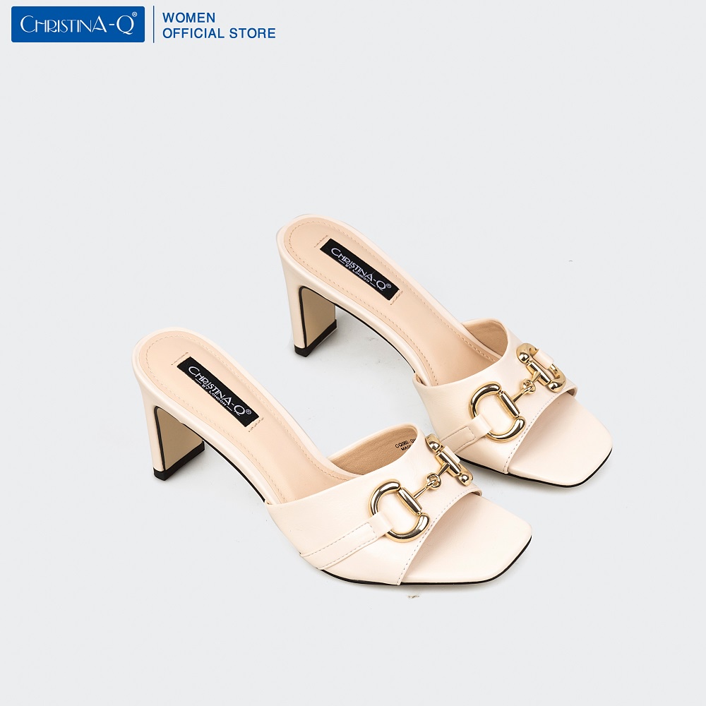 Guốc Nữ Gót Trụ ChristinA-Q GUN080