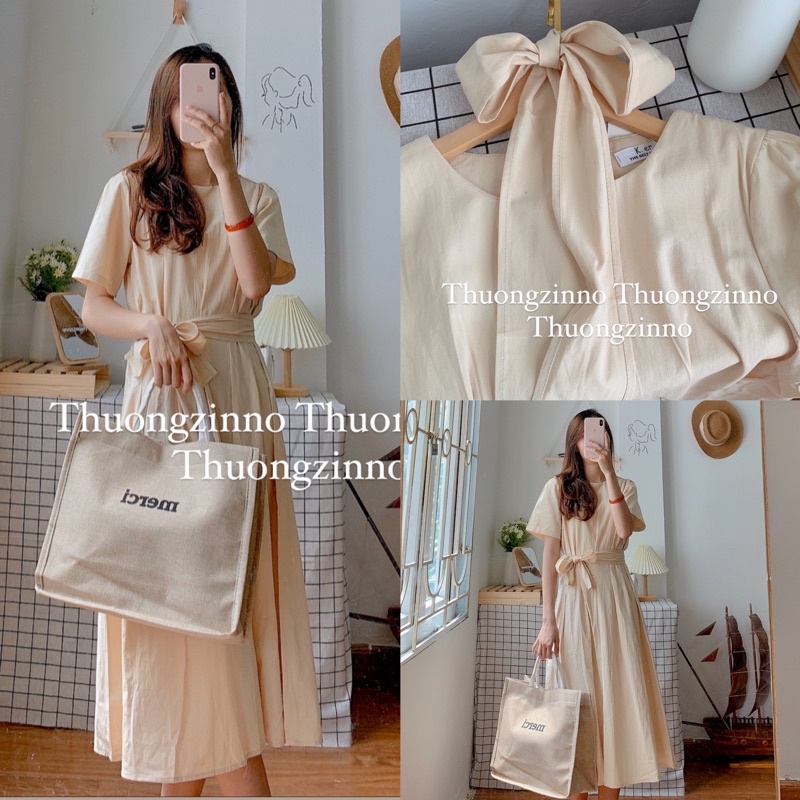 [ẢNH THẬT/VIDEO]Váy Lorita dáng dài Hàn Quốc  Đầm thanh lịch thiết kế xếp li chít eo tôn dáng | BigBuy360 - bigbuy360.vn