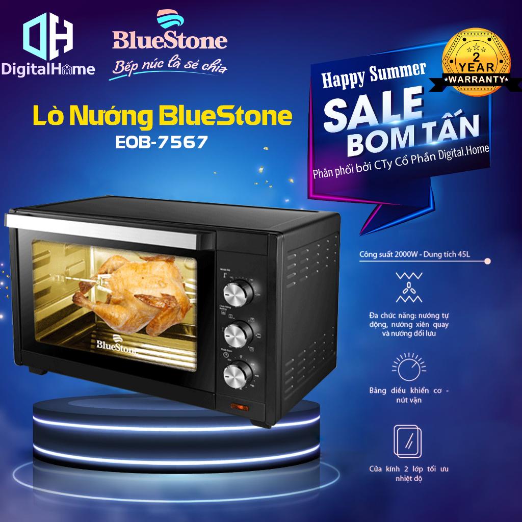 Lò nướng Bluestone EOB 7567, Công Suất 2000W, Dung Tích 45 lít - Bảo hành chính hãng 2 năm