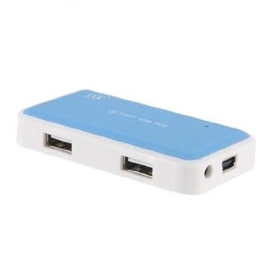 Bộ Chuyển Đổi HUB USB Chia 4 Cổng SSK SHU008 Màu Xanh Ngọc