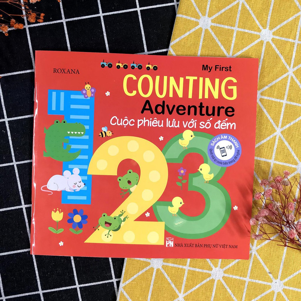 Sách - My First Counting Adventure - Cuộc Phiêu Lưu Với Số Đếm (Sách âm thanh)