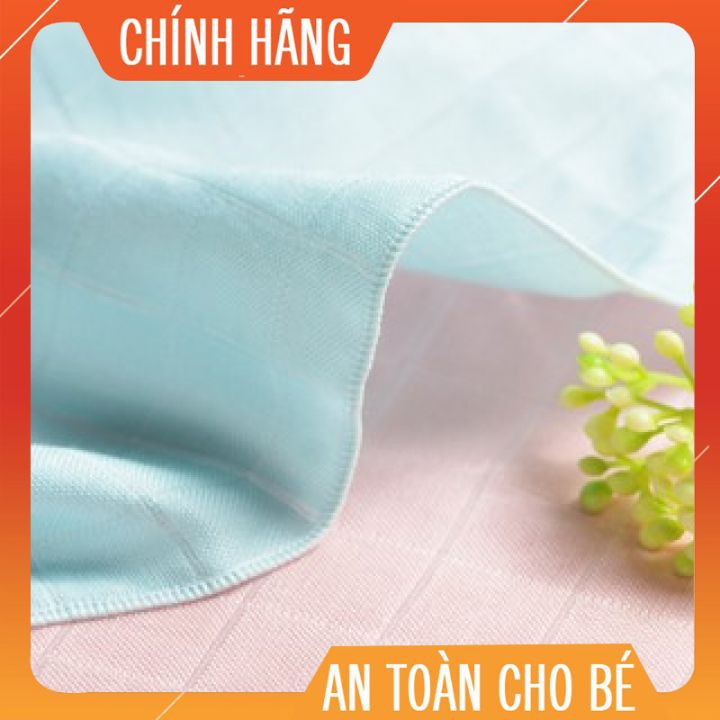 [ SALE SOCK ] Khăn sữa sợi tre 100% cao cấp HMNATURE - Hộp 6 Chiếc - HÀNG CHÍNH HÃNG