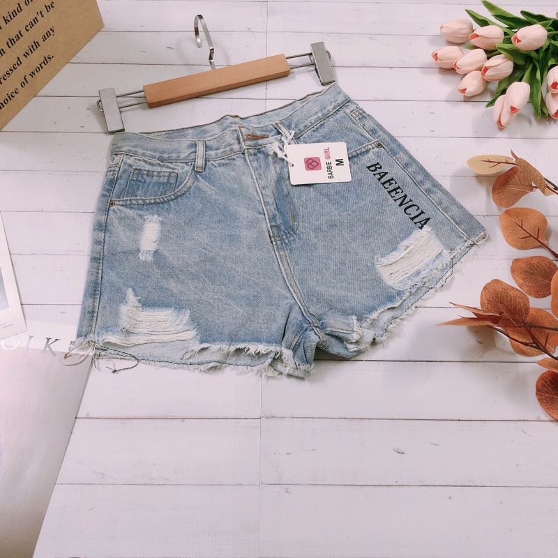 Quần short Nữ ống rộng lưng cao gập gấu mặc nhà đi chơi phong cách trẻ trung MQ Fashion SN02