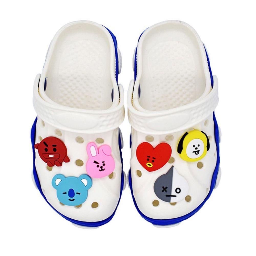 .Bộ 10 Phụ Kiện Trang Trí Xăng đan DIY Theo Phong Cách Hàn Quốc