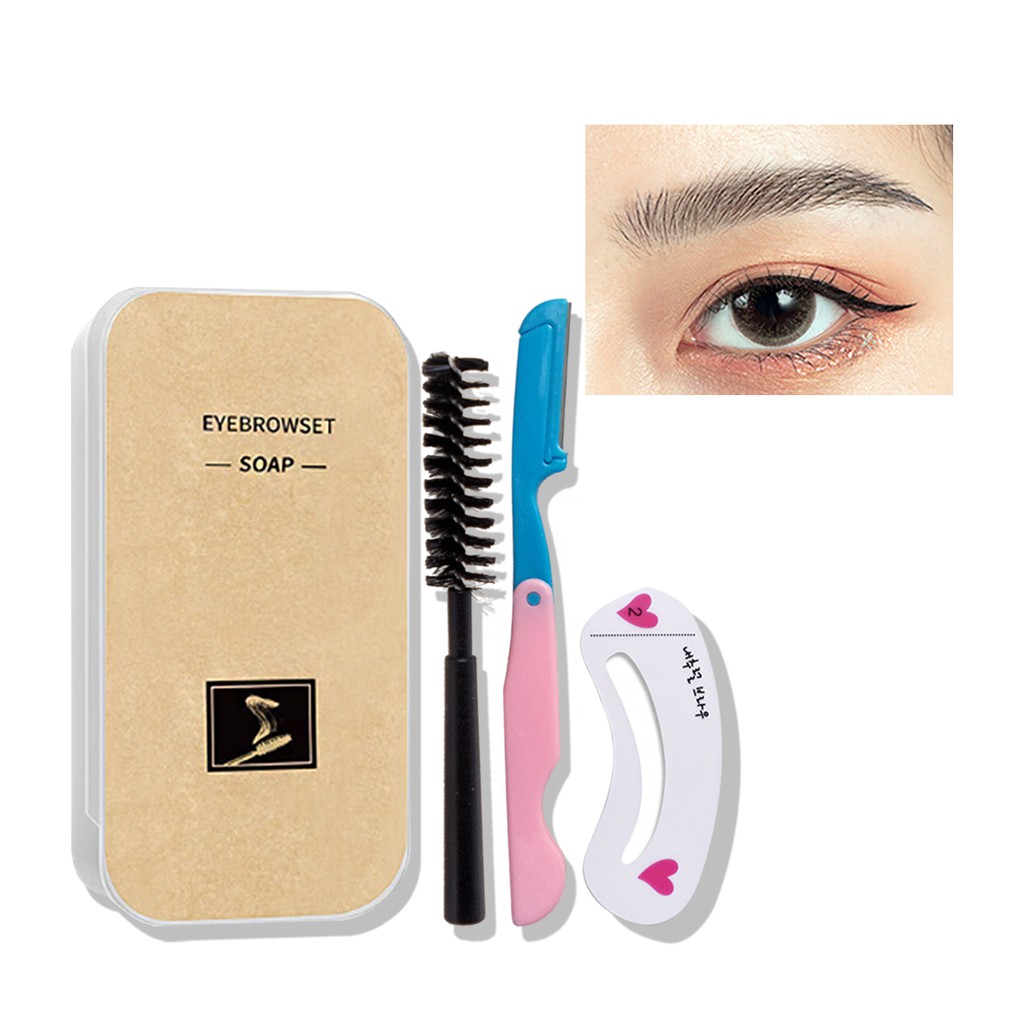 Set trang điểm chân mày Lamuseland lâu trôi chống thấm nước