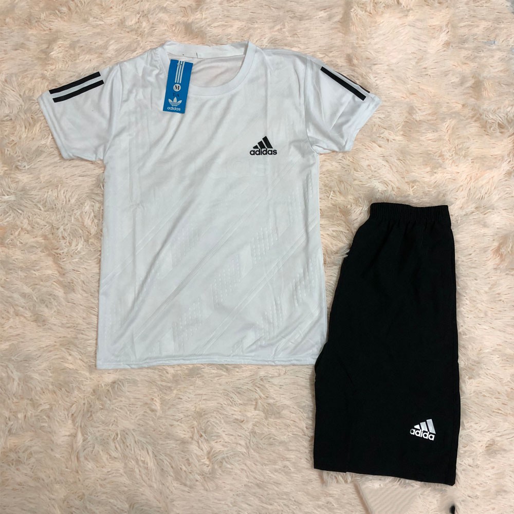 Set Bộ Thể Thao Nam - Bộ Quần Áo Thể Thao Nam Adidas Mùa Hè 2021