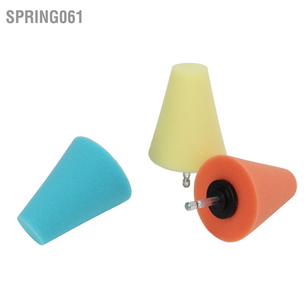 Set 3 Miếng Bọt Biển Dùng Để Đánh Bóng Bánh Xe Ô Tô / Tàu Thuyền Đa Năng Tiện Dụng