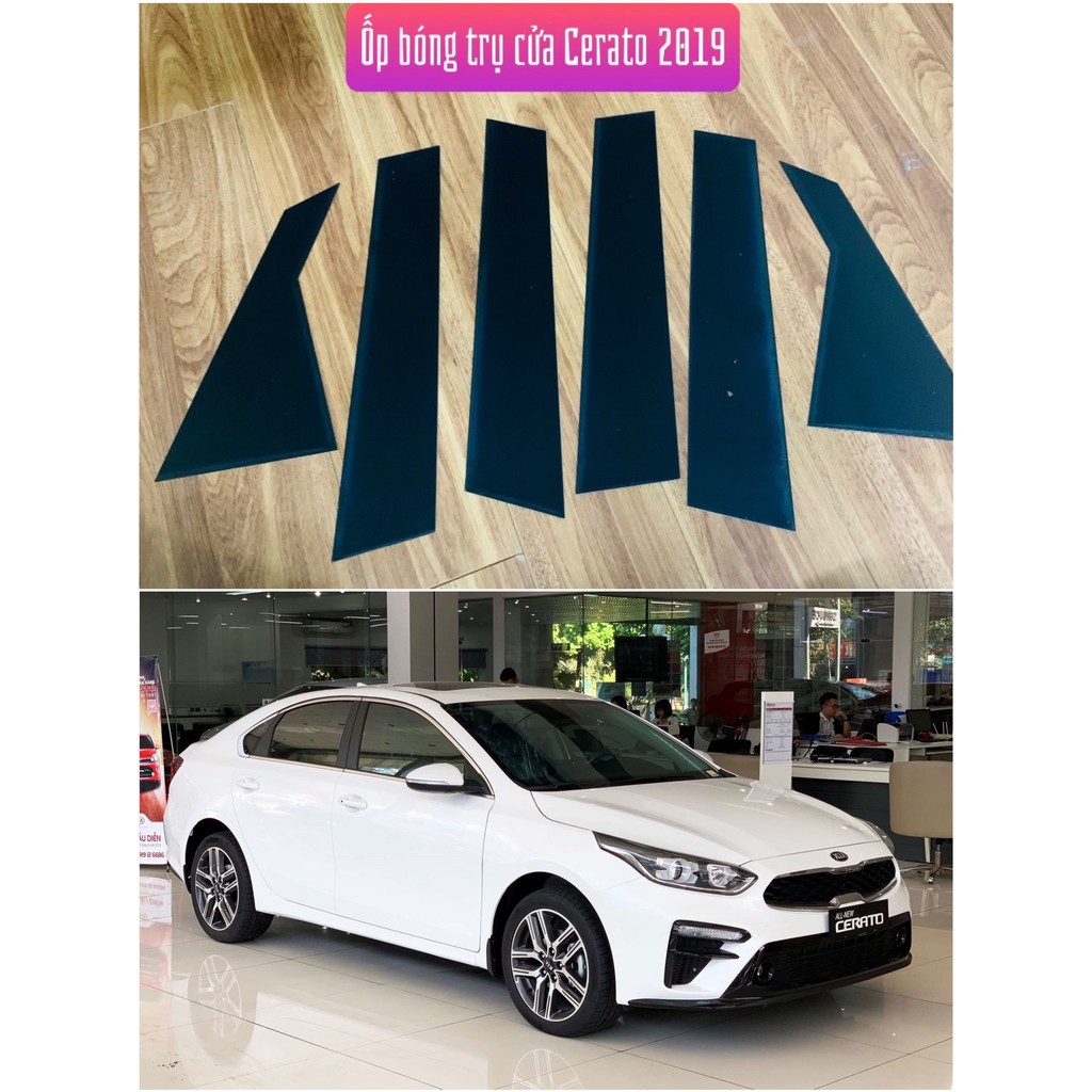 Ốp bóng trụ cửa Kia Cerato 2019+