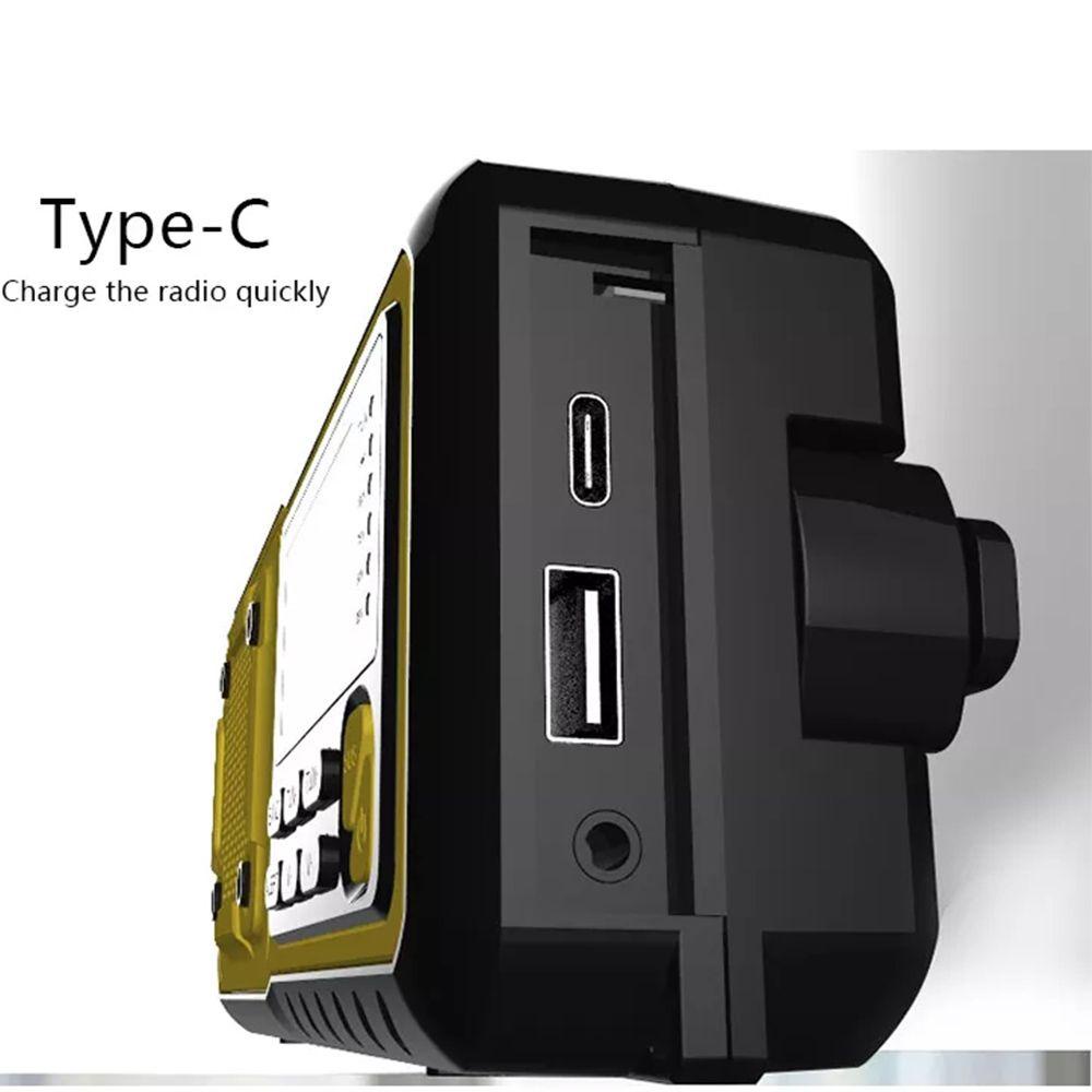 SHOUKEY Radio AM / FM / WB / SOS / NOAA Sạc USB Sử Dụng Năng Lượng Mặt Trời