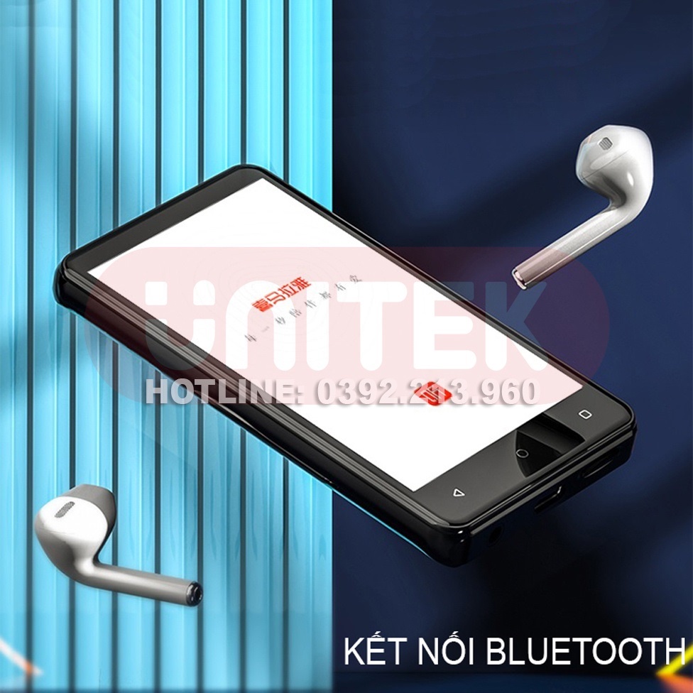 (Hỗ Trợ Tiếng Việt) Máy Nghe Nhạc Ruizu H11: Android MP4 Màn Hình Cảm Ứng 4.0 Inch Kết Nối Bluetooth WiFi  Bộ Nhớ 16GB