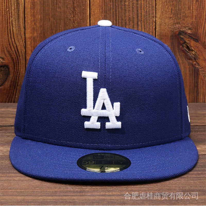 Yfg9 m.lb mũ phẳng 59.F.if.ty mô hình cầu thủ khép kín hoàn toàn n.ew.e r.a mũ bóng chày dodgers la hat blue