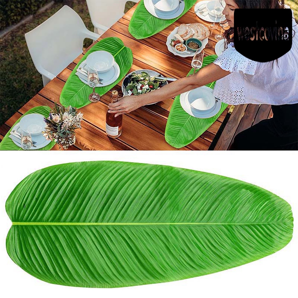 [Hot]☀ 1 Tấm Lá Chuối Nhân Tạo Chống Thời Tiết Trang Trí Nhà Cửa