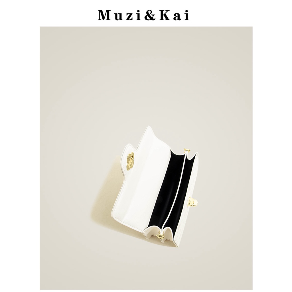 Muzi &amp; Kai Túi Đeo Chéo Một Bên Vai Hình Vuông Cỡ Nhỏ Chất Lượng Cao Thời Trang Xu Hướng Mới Năm 2021