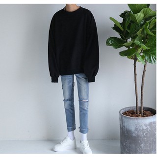 ÁO NỈ SWEATER NAM OVERSIZE