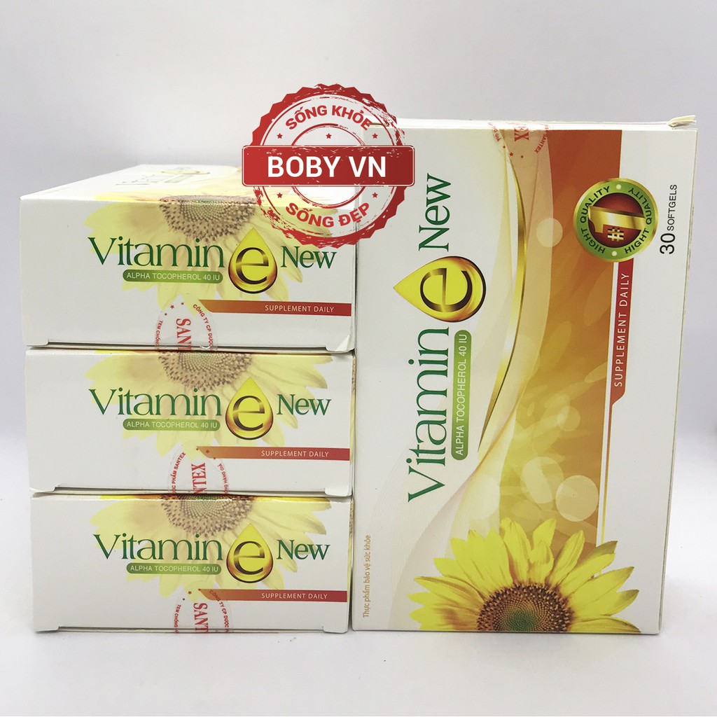 Viên uống Vitamin E New 40ui đẹp da, chống lão hóa
