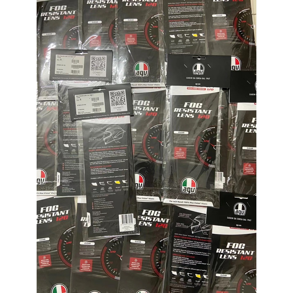 Đốm! Agv PISTA RACE 3 Nhãn Dán Trang Trí Móng Tay Đơn Chống Sương Mù Hoàn Hảo Với Lens