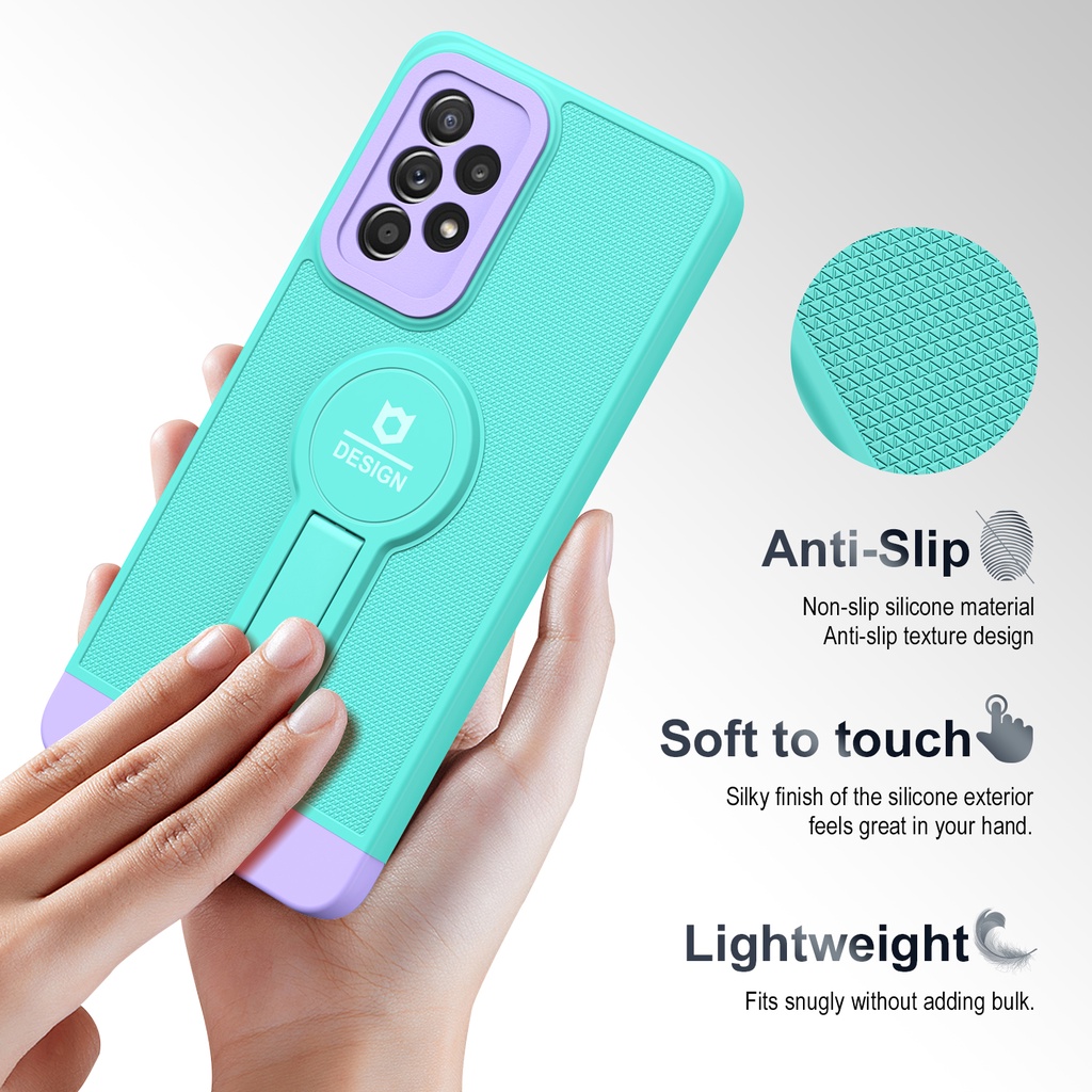 Kickstand Phone Case For Samsung Galaxy A03 A03 Core A50 A30s A50s A52 4G 5G A13 4G A23 4G A33 5G A53 5G A73 5G A52s 5G Shockproof Car Magnetic Stand Back Cover