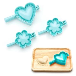 DIY Dumplings Tool Kitchen Dumpling Mold Flower Heart Dough Press Dumpling Pie Ravioli Baking Accessories Fancy Dumpling Laminator