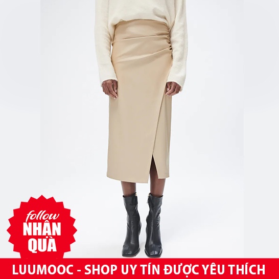 Chân váy Zara chất liệu da thanh lịch VT0DDG48N10
