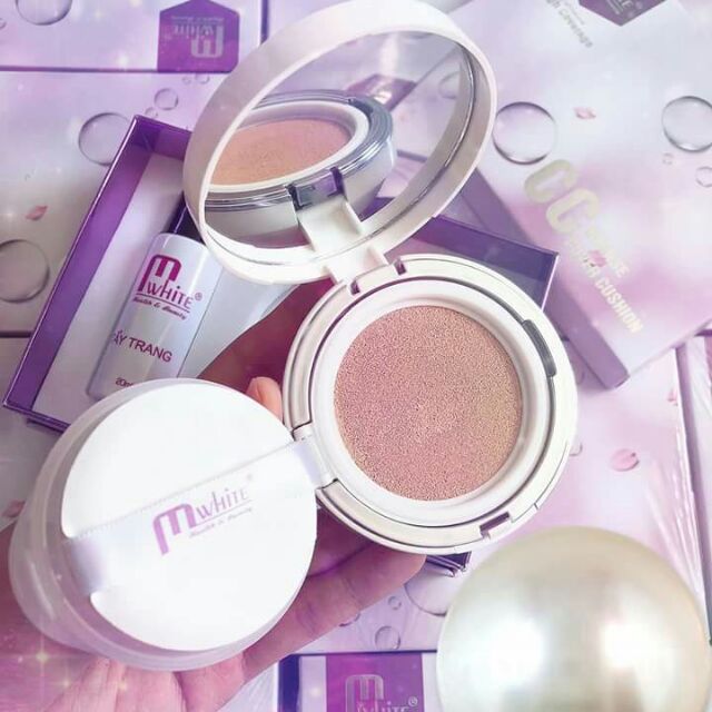 PHẤN MAKEUP CHE KHUYẾT ĐIỂM MWHITE