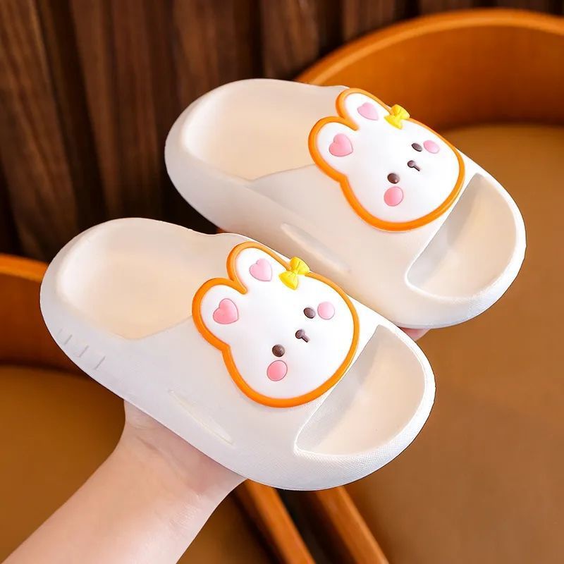 Dép Bé Gái Dép Bánh Mì Hình Thỏ Vực Xinh Thoáng Khí Chống Trơn Trượt