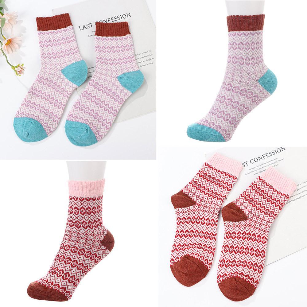 NIUYOU Set 5 Đôi Tất Giữ Nhiệt Mềm Mại Thoải Mái