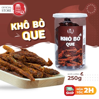 Khô bò que 250g Nhất Phẩm Đường thịt bò khô ăn vặt