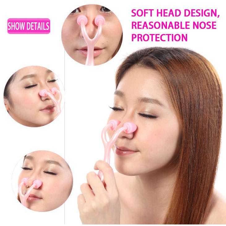 Dụng cụ mát xa làm đẹp mũi bánh xe lăn kép tiện lợi