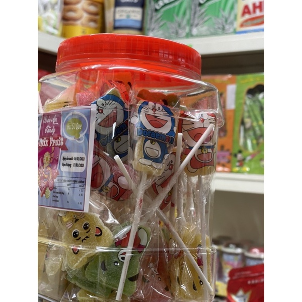 Kẹo dẻo que hình thú hủ 50que