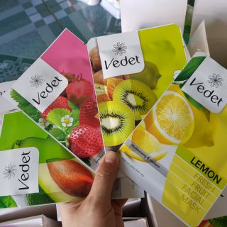 Set 5 mặt nạ trái cây Vedet 25g