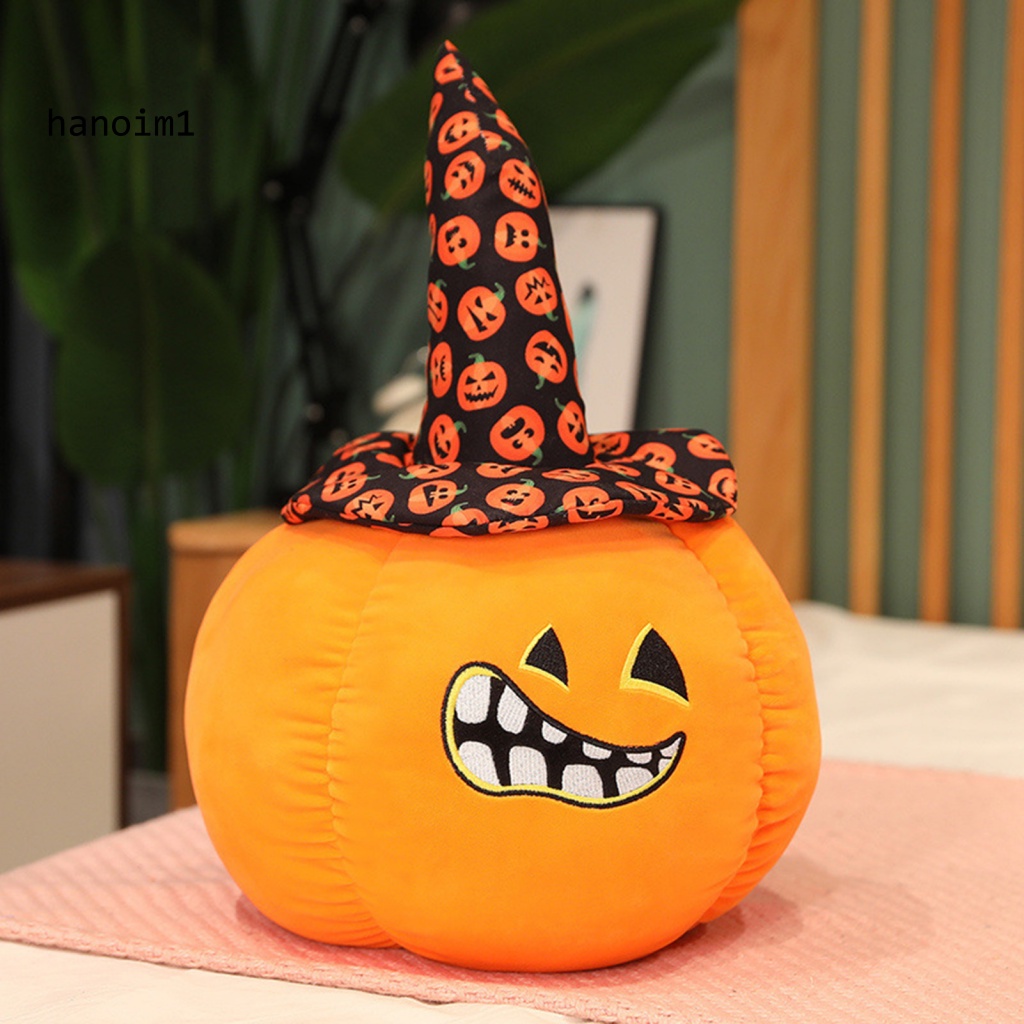 Gối Nhồi Bông Hình Quả Bí Ngô Trang Trí Halloween