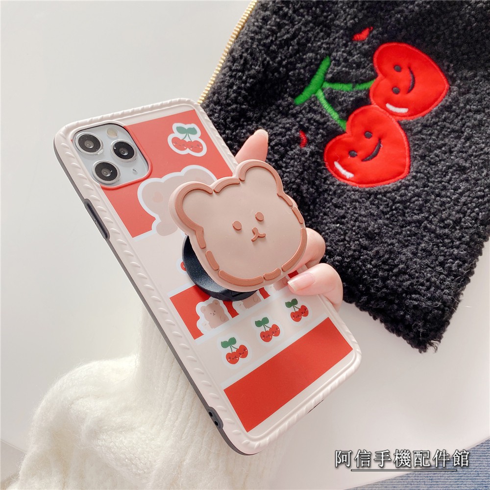 Ốp Điện Thoại Mềm Hình Gấu Đáng Yêu Cho Iphone 11 Pro Xr I 7 I 8 Plus Xs Max | BigBuy360 - bigbuy360.vn