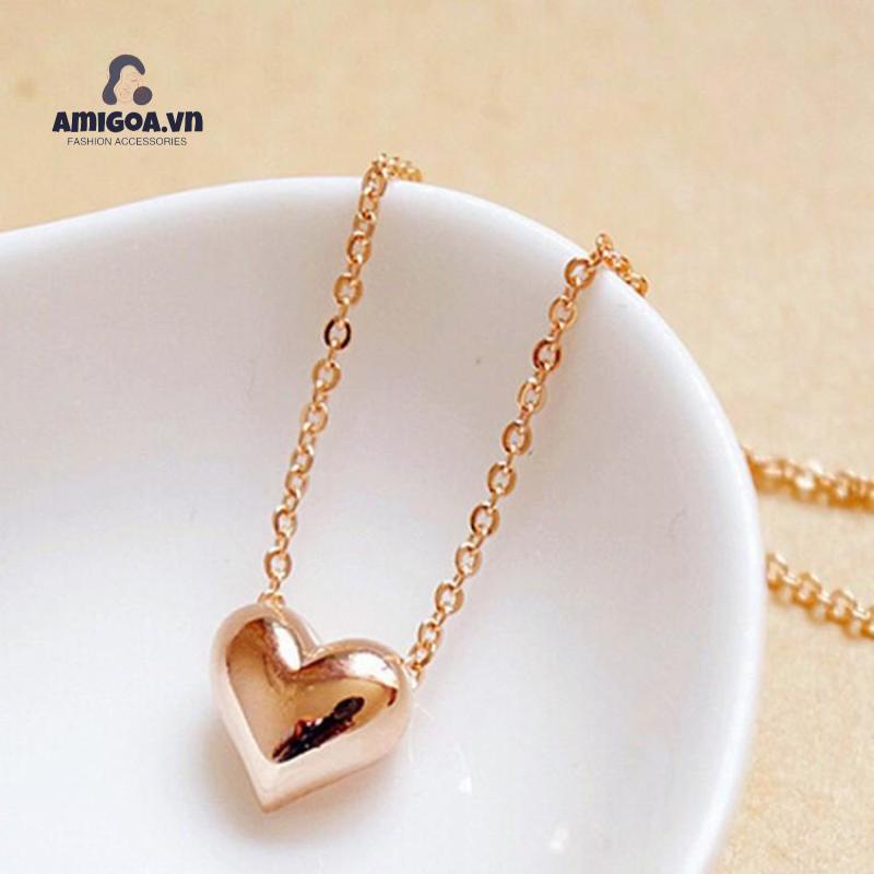 Vòng cổ Mặt Trái Tim Thời Trang Thanh Lịch