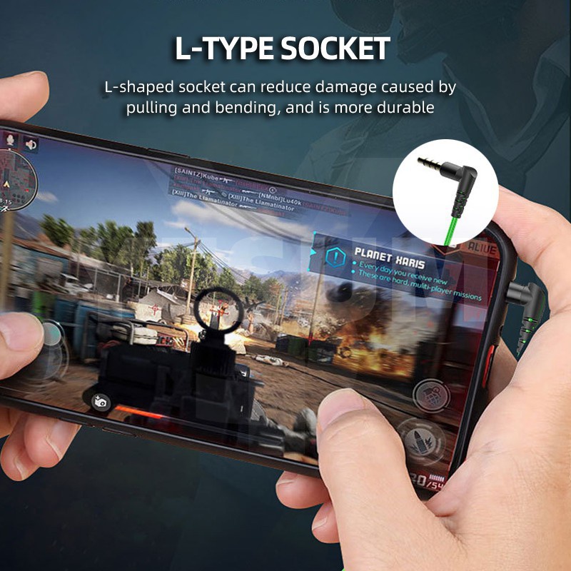 Tai Nghe Chơi Game Leyoya G26 Từ Tính Chống Ồn Dành Cho Game PUBG Bass Điện Thoại Máy Tính