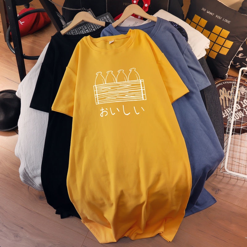 Áo Thun Tay Ngắn Dáng Rộng Phong Cách Hàn Quốc Thời Trang Xuân Hè Mới Cho Nữ