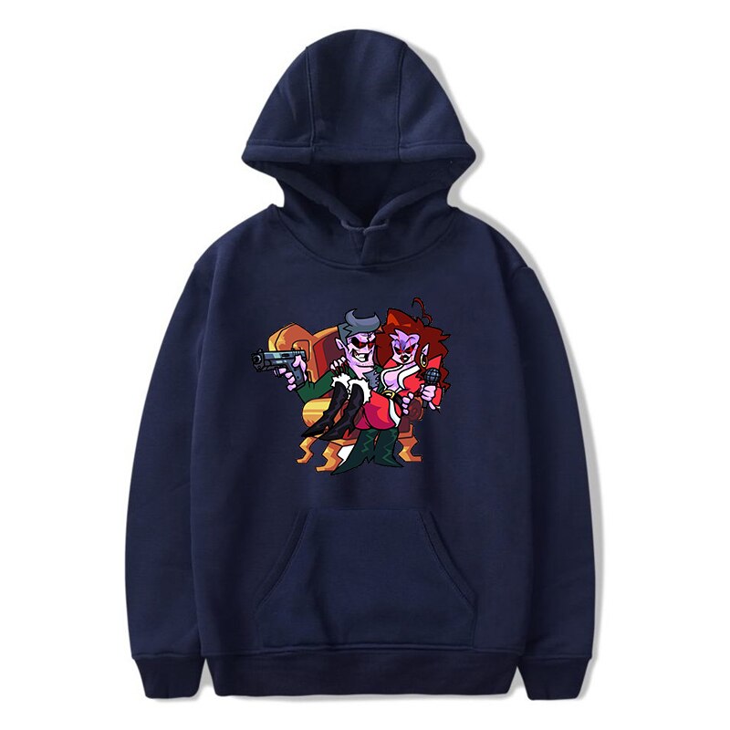 Friday Night Funkin Fashion Fall Cartoon Women Suit Hoodies Leisure Hooded Youthful Hip Hop Punk Style The Hooded Sportswear Men