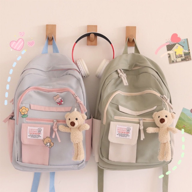 BALO ĐI HỌC XINH ULZZANG [ HÀNG ORDER ]