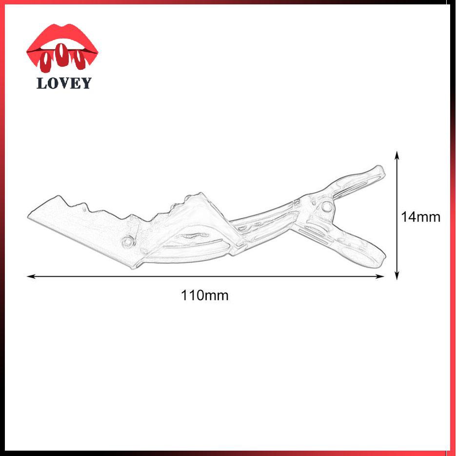 [Hàng mới về] Set 5 Kẹp Cá Sấu Hỗ Trợ Cắt Tóc Tạo Kiểu Đa Năng Chuyên Dụng