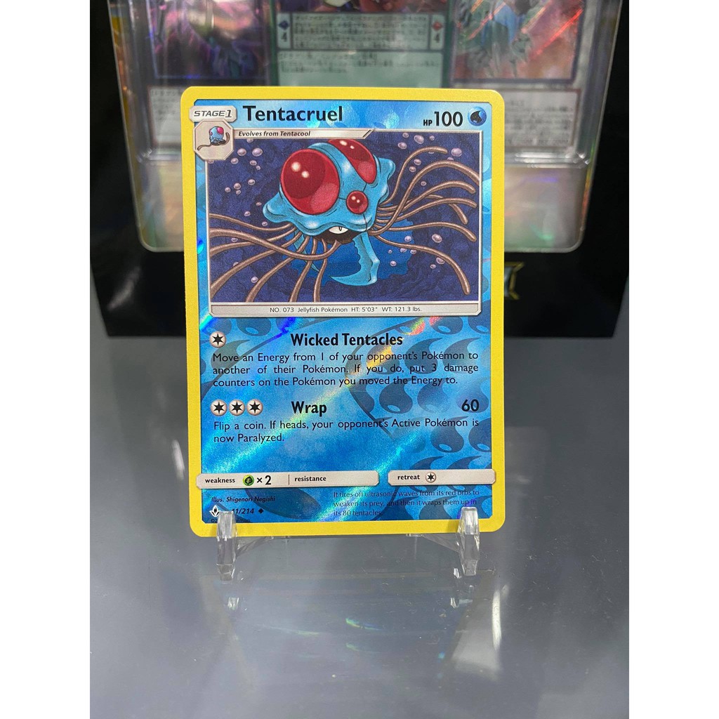 [ Dưa Hấu Yugioh ] Lá bài thẻ bài Pokemon Tentacruel