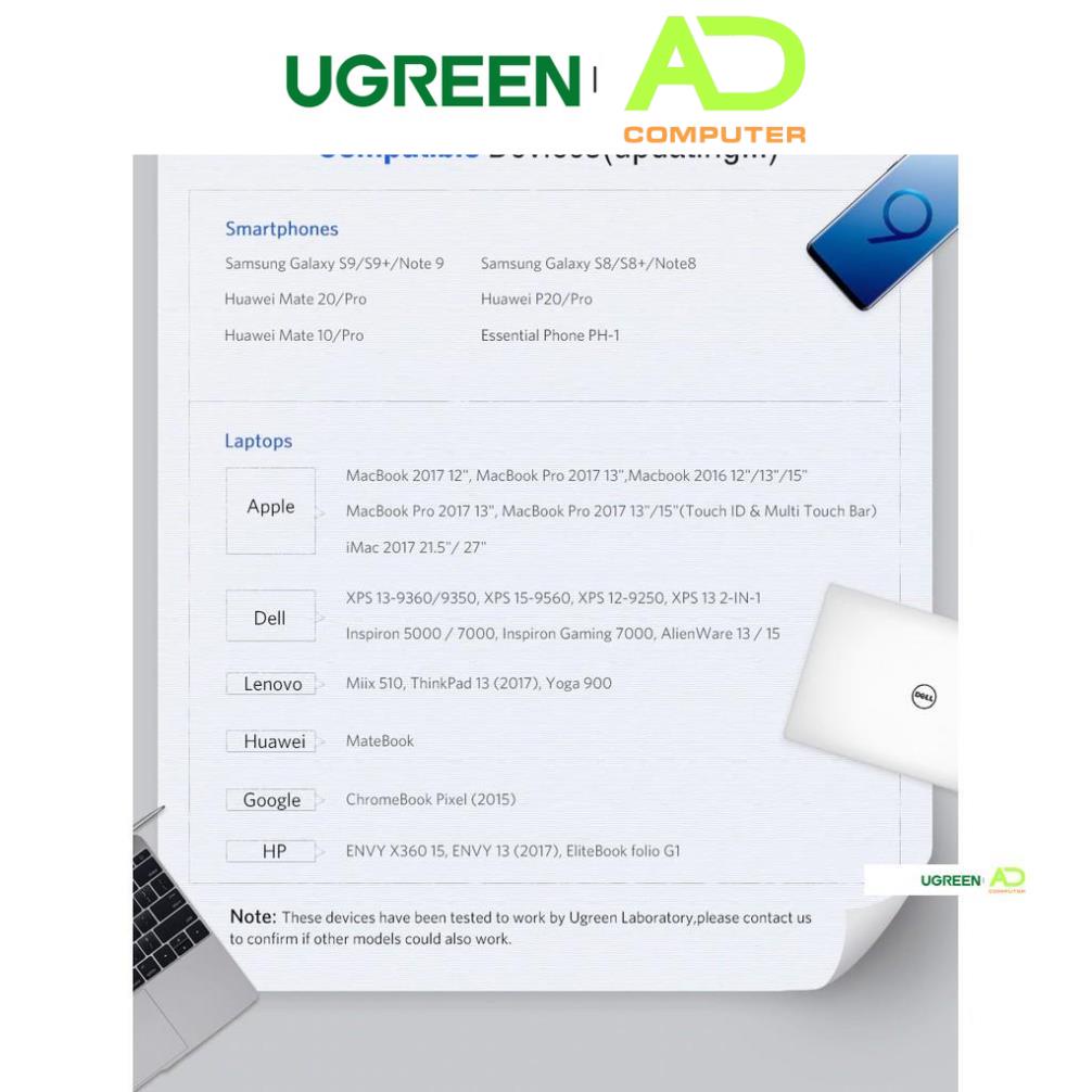 Cáp chuyển đổi USB-C sang HDMI UGREEN MM121 - Hàng phân phối chính hãng - Bảo hành 18 tháng