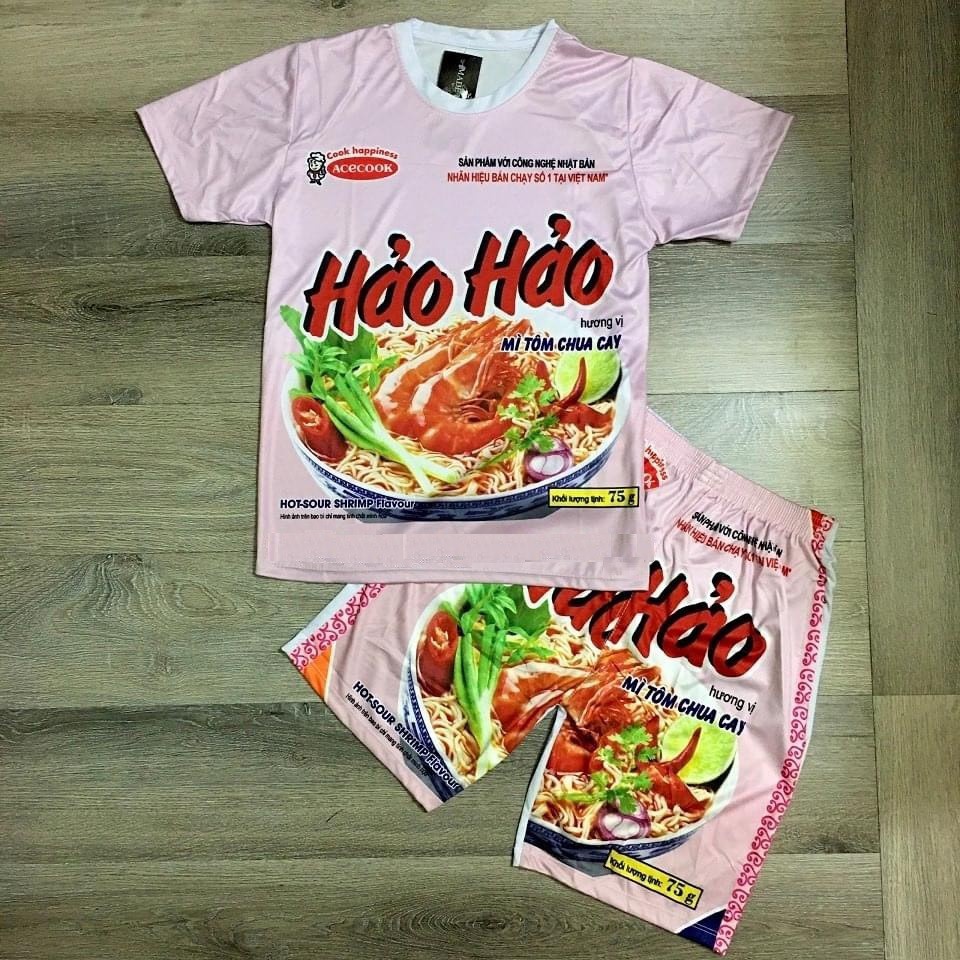 Bộ quần áo cho bé ngắn tay 10kg đến 27kg, bộ thun nam nữ in hình mì tôm chất cả nhà  cùng đẹp