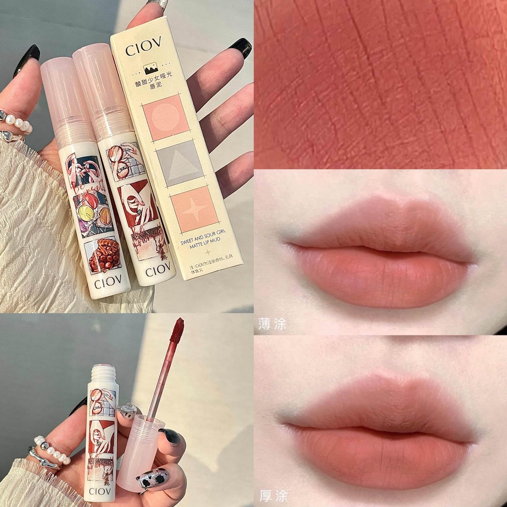 Son Môi Dạng Lỏng Giữ Ẩm Lâu Trôi Lên Màu Đẹp