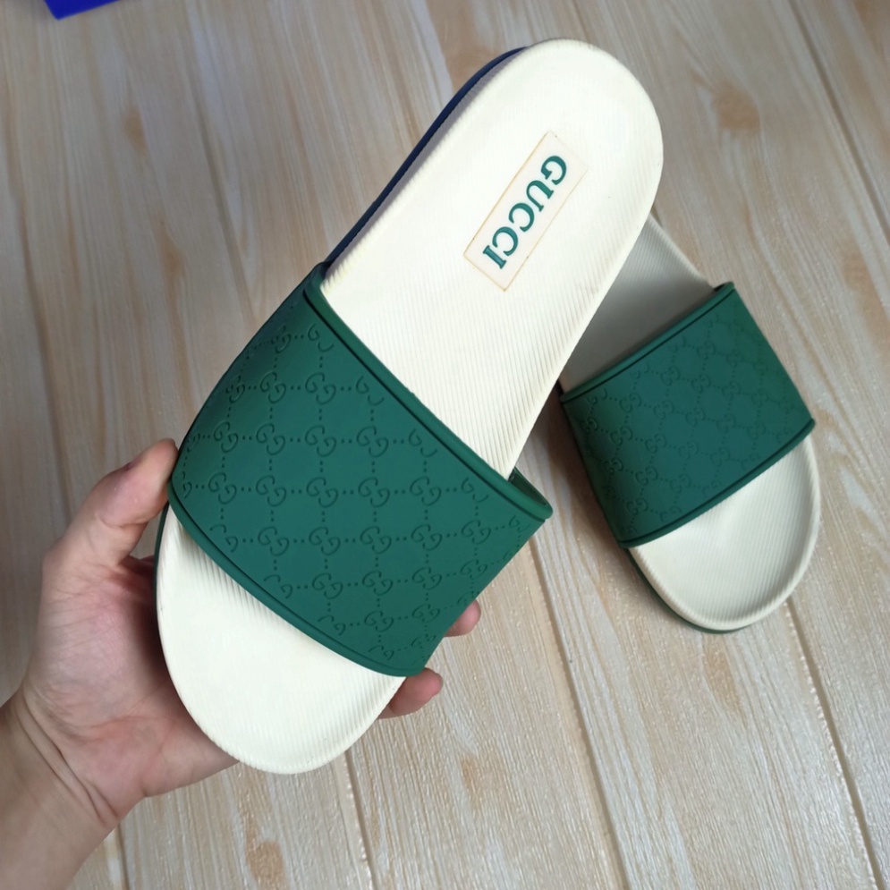Dép quai ngang nam Gucci Đế Cao Su Cao Cấp Thời Trang phong cách thời thượng Hottrend 2022