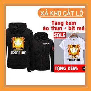 🔥SALE SỐC🔥 Mua áo khoác Free Fire được tặng kèm áo thun  bịt mặt free fire đẹp giá siêu rẻ