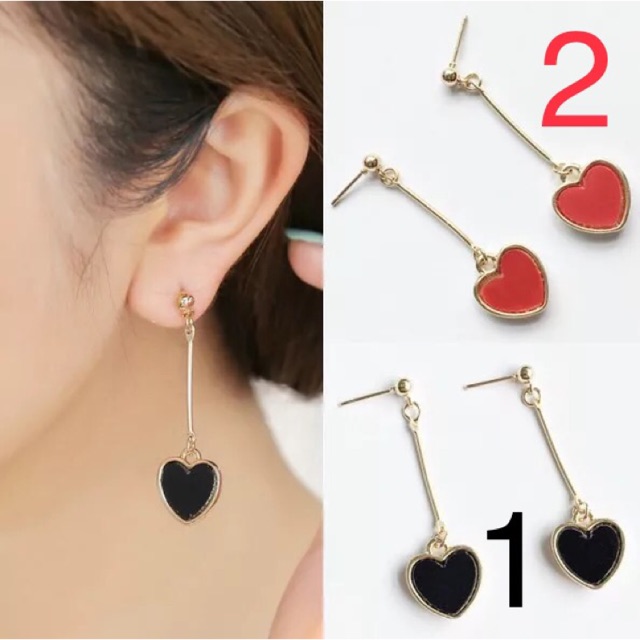 Bông tai trái tim nhỏ
